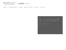 Tablet Screenshot of beverlyhillsdentallab.com